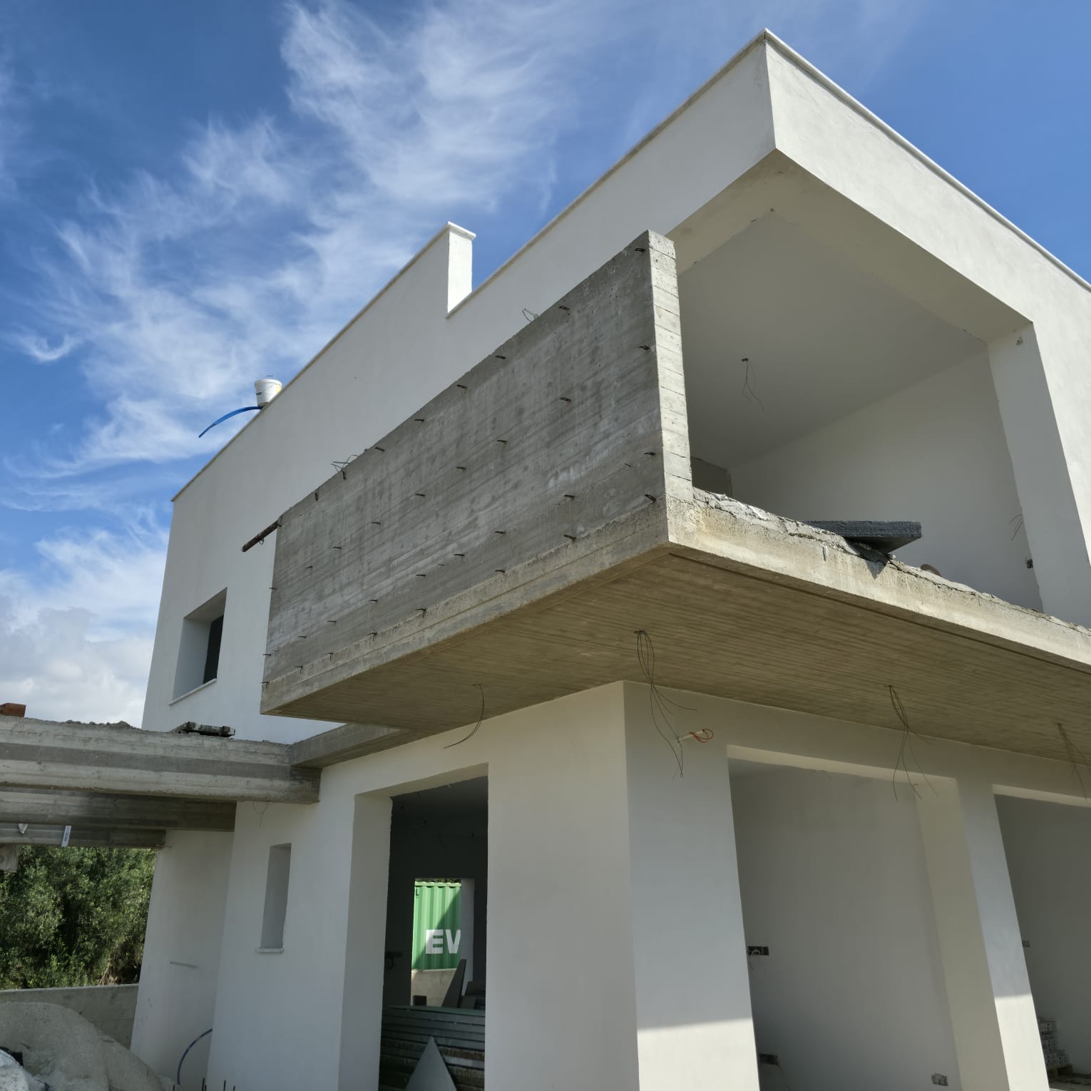 Foundation reinforcement at the Kissonerga development site