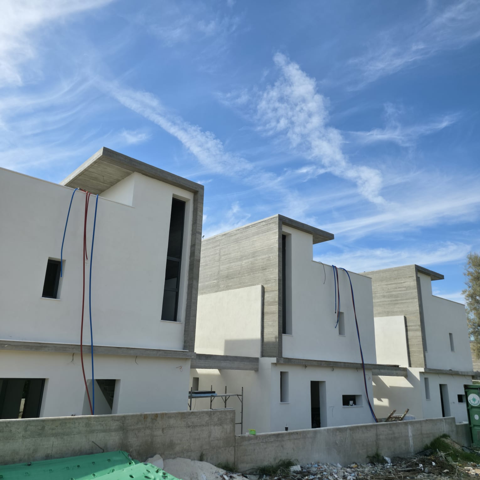 Structural concrete work at the Kissonerga development site